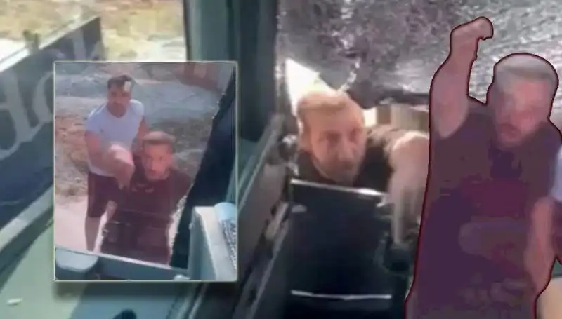 Turistlerin Dehşet Anları: Otobüs Şoförüne Taşlı Saldırı Gerçekleşti