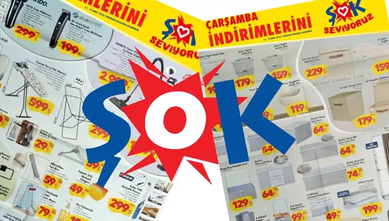 ŞOK 12 Mart Aktüel Kataloğu: Mop, Elektrikli Süpürge ve Ütü Masası İle Ev Temizliği Kolaylaşıyor