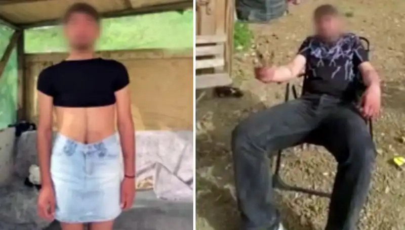 Hırsızları Yakalayıp Kadın Kıyafeti Giydirenler Şoke Ediyor