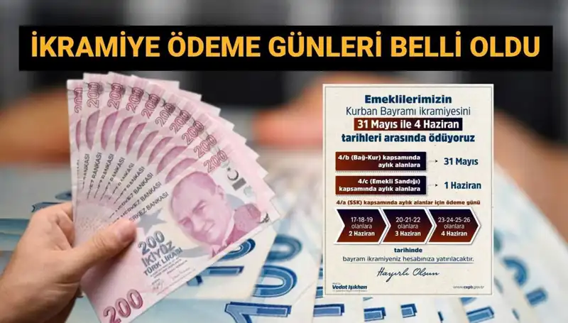 Emeklilerin Bayram İkramiyeleri Hesaplarda! İşte Tarihler ve Detaylar