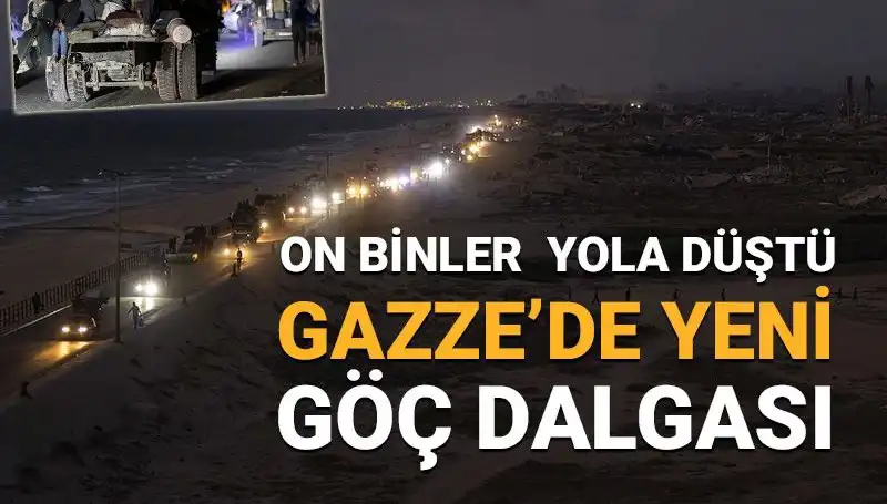 Gazze'deki Yeni Göç Dalgası: İnsanlık Krizinin Derinleşmesi